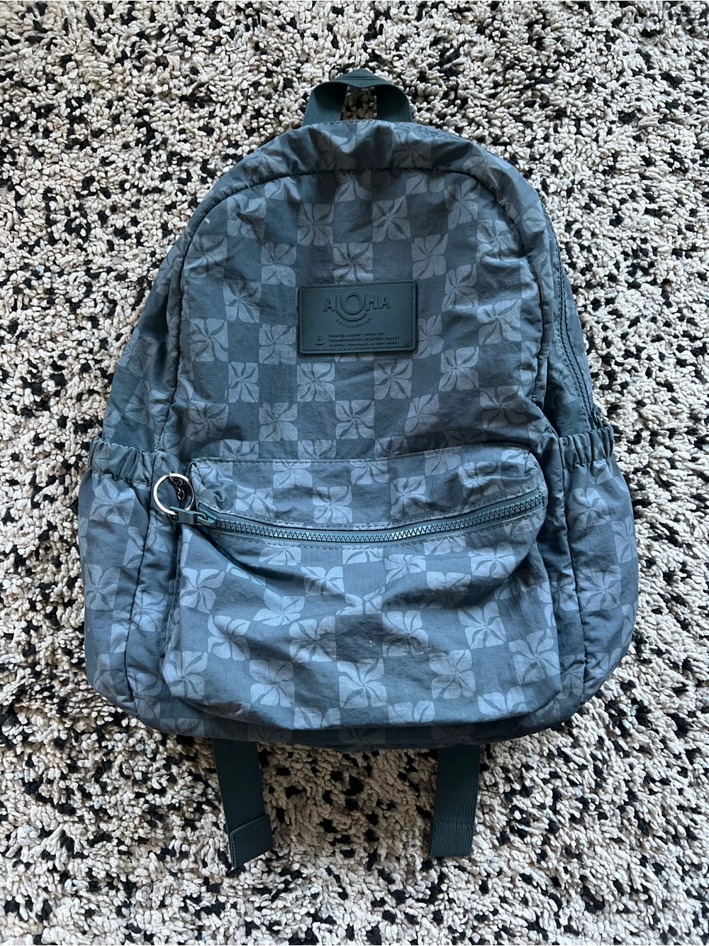 Aloha Collection Keep It Light Backpack Blue Pua Check